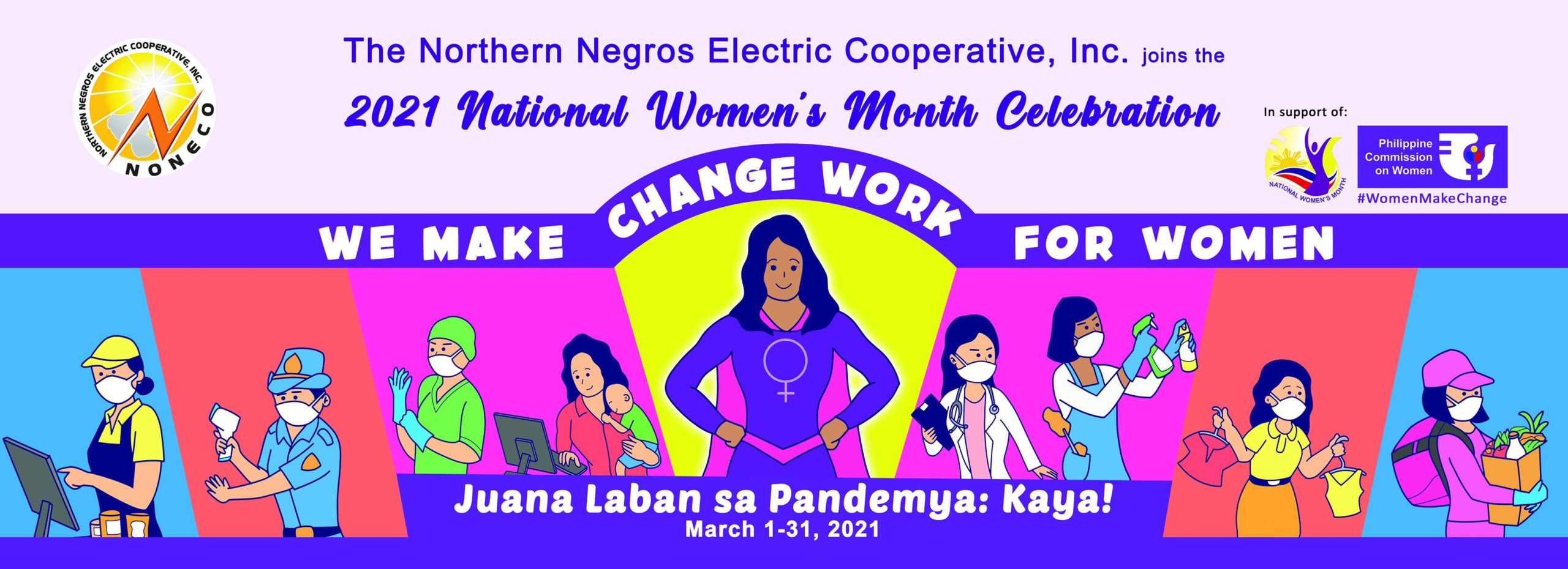 NONECO Joins National Women's Month 2021