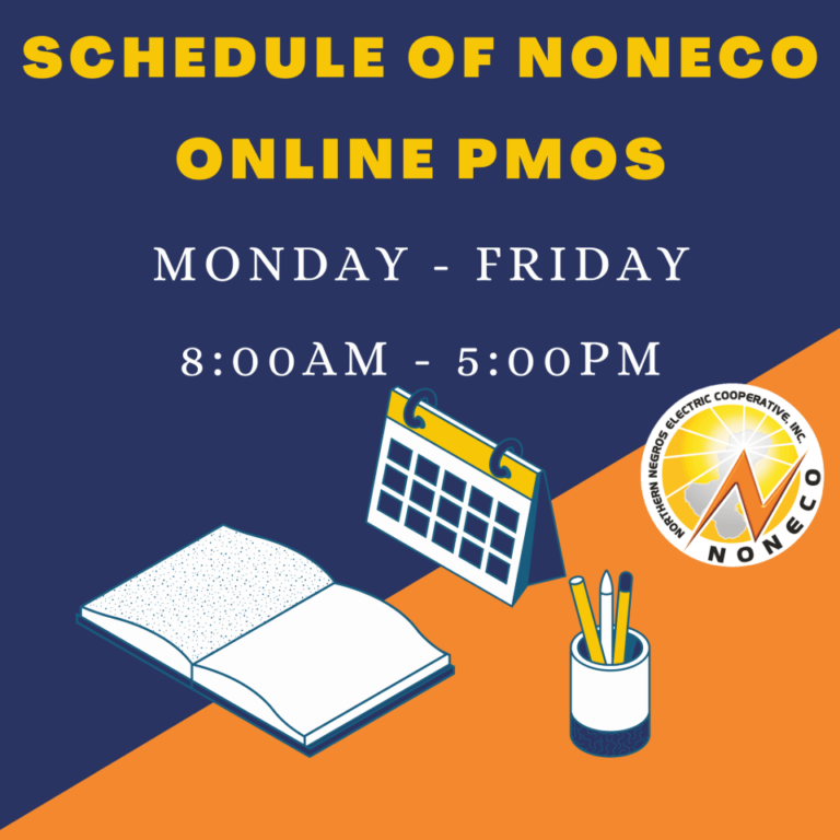 Registration to NONECO ONLINE PRE-MEMBERSHIP ORIENTATION SEMINAR (PMOS) is every Monday to Friday, 8:00AM - 5:00PM.