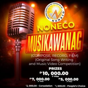 NONECO MUSIKAWANAG - COMPOSE, RECORD, FILM: Original Song Writing Composition and Music Video Competition