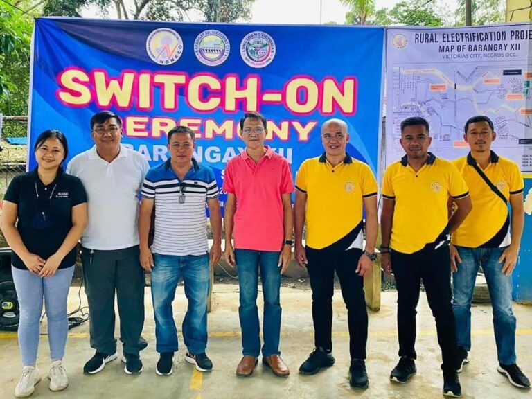 SWITCH-ON CEREMONY AT HDA. NASIPUNAN, BRGY. 12, VICTORIAS CITY