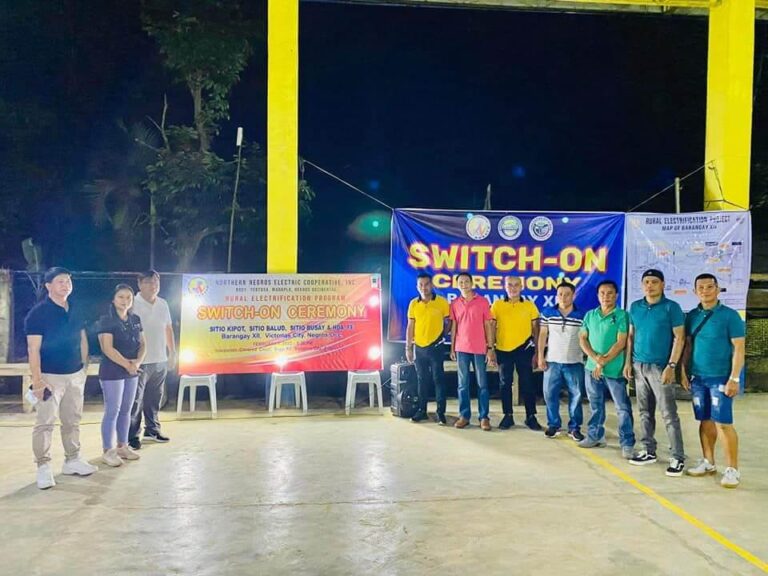 SWITCH-ON CEREMONY AT HDA. NASIPUNAN, BRGY. 12, VICTORIAS CITY