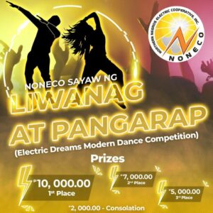 NONECO SAYAW NG LIWANAG AT PANGARAP: Electric Dreams Modern Dance Competition)