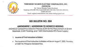 SUPPLEMENTAL BID BULLETIN NO. 4