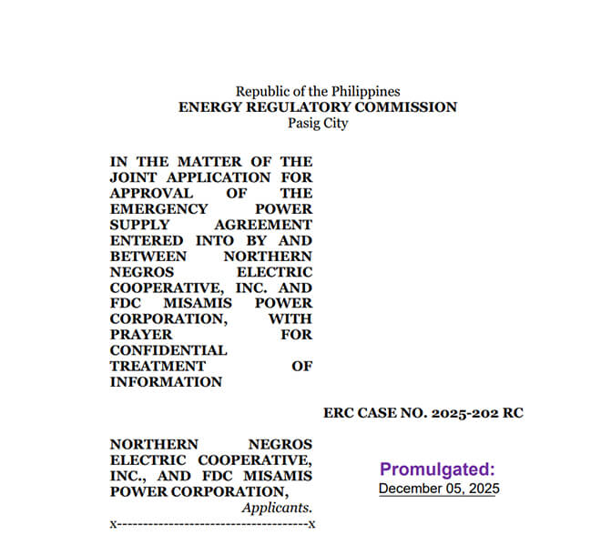 ERC CASE NO. 2025-202 RC NOTICE OF VIRTUAL HEARING