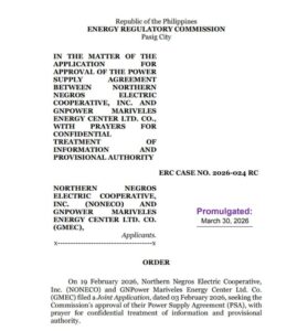 ERC CASE NO. 2026-024 RC