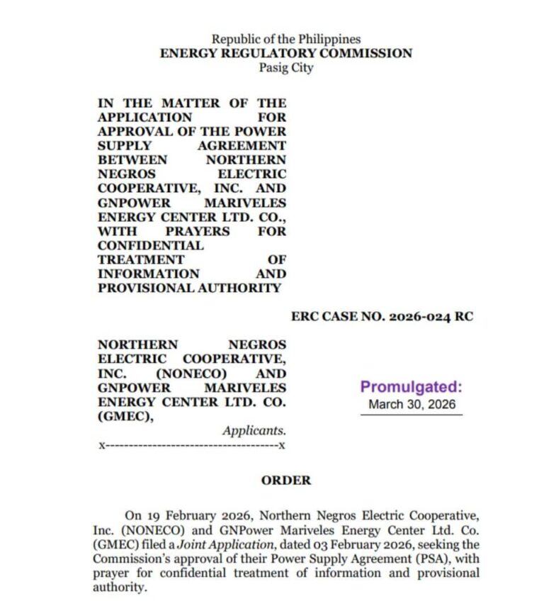ERC CASE NO. 2026-024 RC