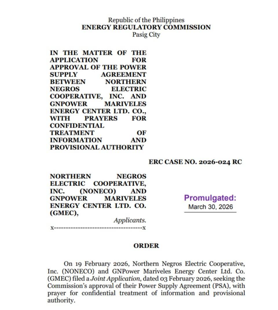 ERC Case 2026-024 RC Order