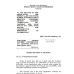 ERC Case No. 2026-057 RC: NOTICE OF VIRTUAL HEARING