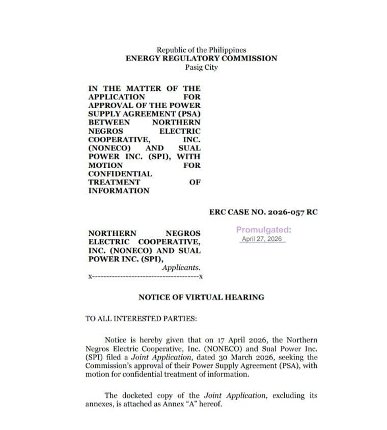 ERC Case 2026-024 RC Order