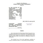 ERC Case No. 2026-057 RC: ORDER