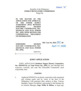 ERC Case No. 2026-057 RC ANNEX A